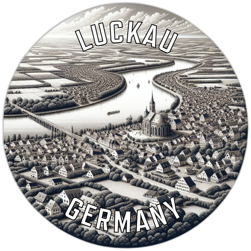 Luckau Germany Souvenir Vinyl Decal Sticker 6-Inch