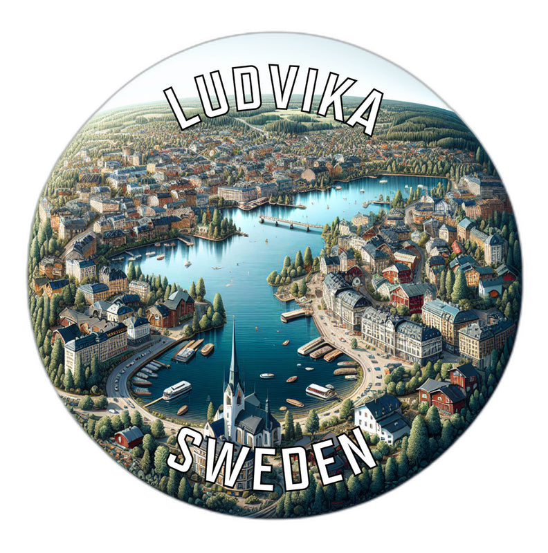 Ludvika Sweden Souvenir Vinyl Decal Sticker 6-Inch