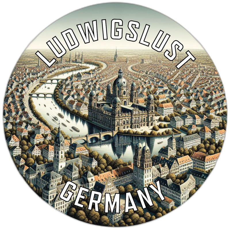 Ludwigslust Germany Souvenir Vinyl Decal Sticker 2-Inch