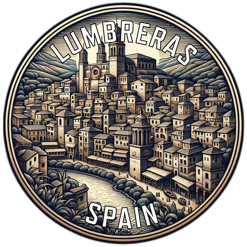 Lumbreras Spain Souvenir Vinyl Decal Sticker 6-Inch