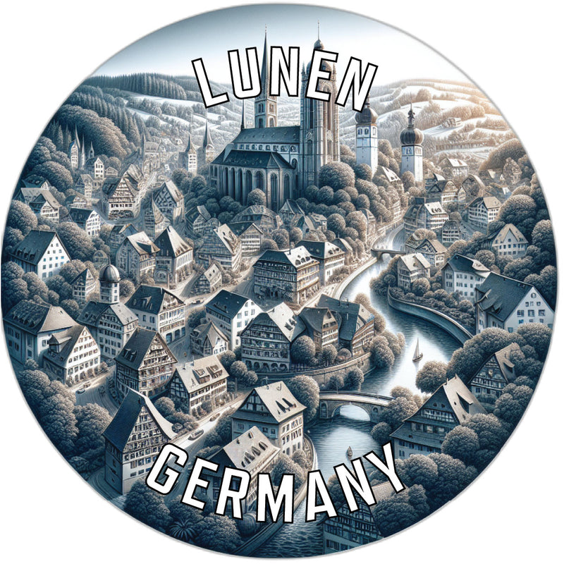Lunen Germany Souvenir Vinyl Decal Sticker 2-Inch