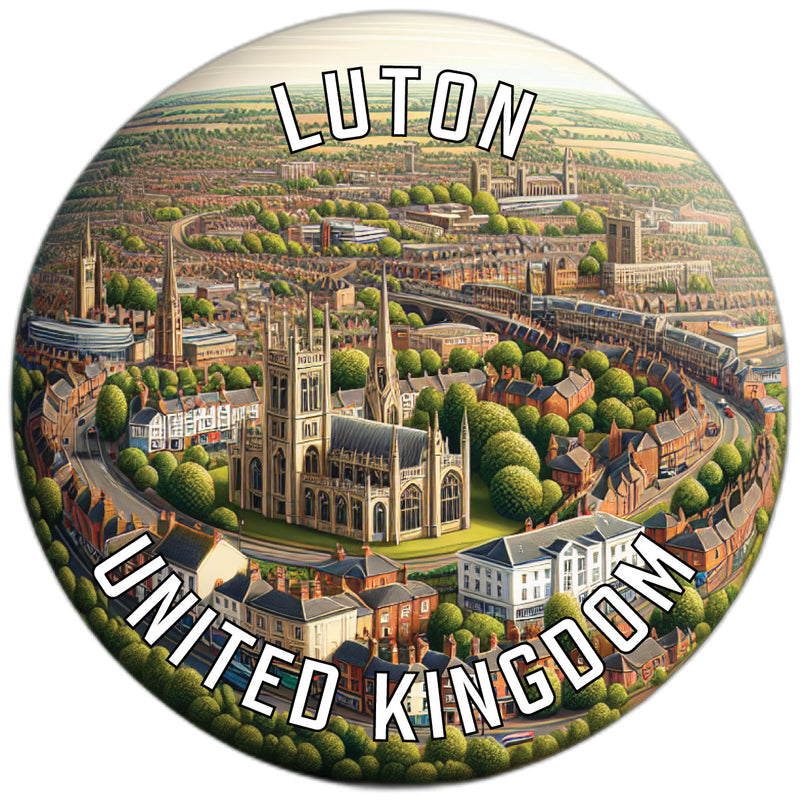 Luton United Kingdom Souvenir Vinyl Decal Sticker 6-Inch