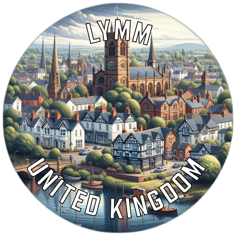 Lymm United Kingdom Souvenir Vinyl Decal Sticker 3-Inch
