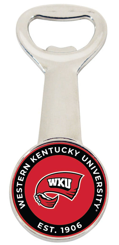 Western Kentucky Hilltoppers Magnetic Bottle Opener Officially Licensed Collegiate Product 4-Pack