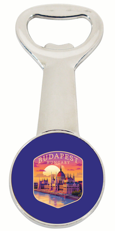 Budapest Hungary Parliament Building Design Souvenir Magnetic Bottle Opener Single
