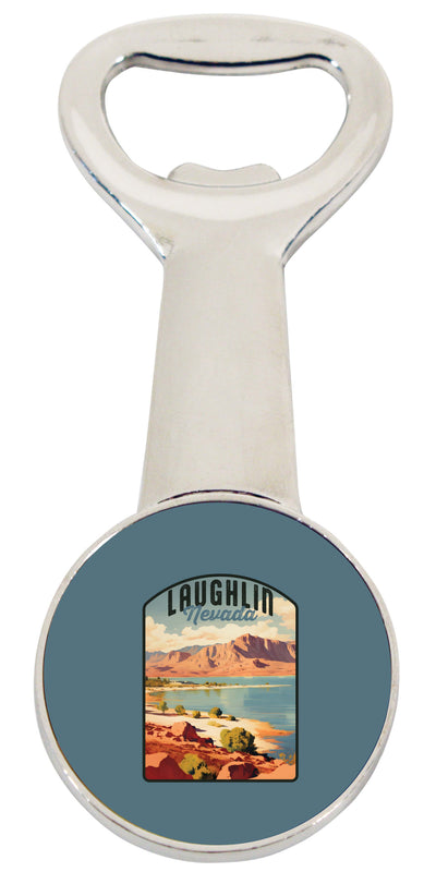 Laughlin Nevada Design B Souvenir Magnetic Bottle Opener 2-Pack