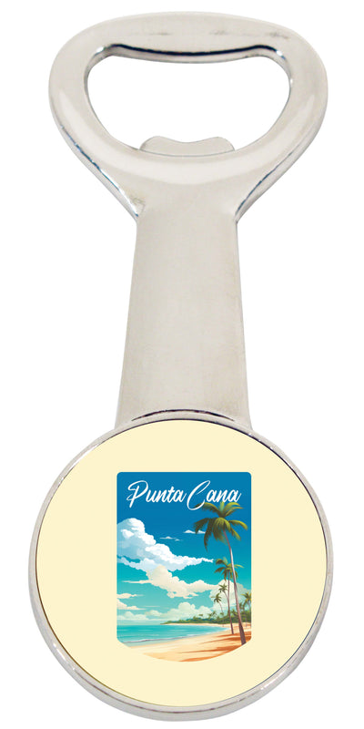 Punta Cana Dominican Republic Design D Souvenir Magnetic Bottle Opener Single