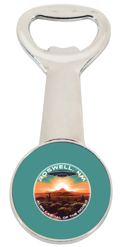 Roswell New Mexico Design A Souvenir Magnetic Bottle Opener Single