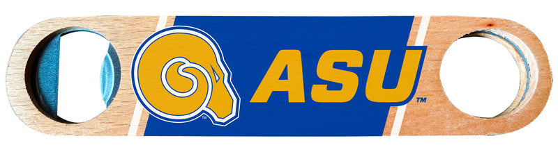 Albany State University Officially Licensed Wooden Bottle Opener with Full Color Design Single