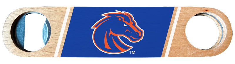 Boise State Broncos Officially Licensed Wooden Bottle Opener with Full Color Design Single