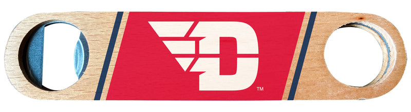 Dayton Flyers Officially Licensed Wooden Bottle Opener with Full Color Design Single
