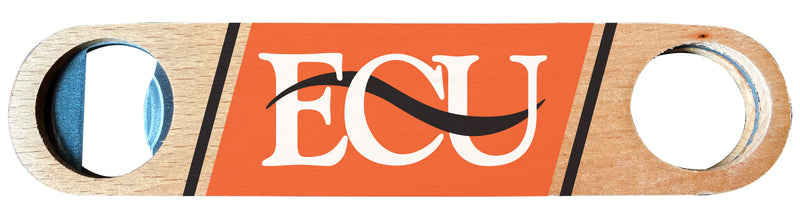 East Central University Tigers Officially Licensed Wooden Bottle Opener with Full Color Design Single