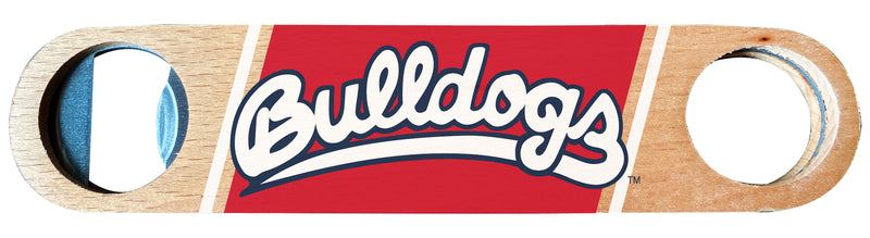 Fresno State Bulldogs Officially Licensed Wooden Bottle Opener with Full Color Design Single