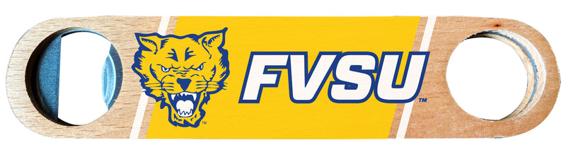 Fort Valley State University Officially Licensed Wooden Bottle Opener with Full Color Design Single