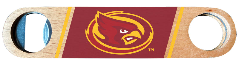 Iowa State Cyclones Officially Licensed Wooden Bottle Opener with Full Color Design Single