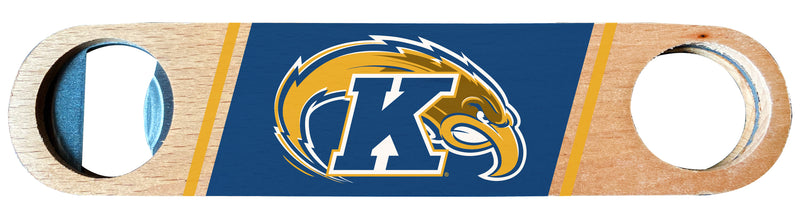 Kent State University Officially Licensed Wooden Bottle Opener with Full Color Design Single