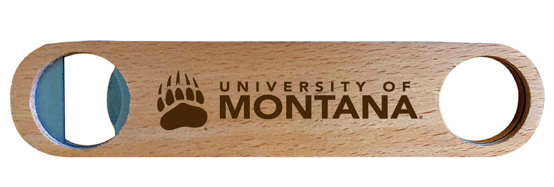 Montana University Engraved Wooden Bottle Opener Officially Licensed Collegiate Product 2-Pack