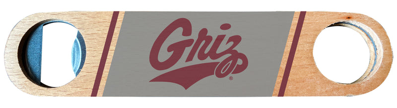 Montana University Officially Licensed Wooden Bottle Opener with Full Color Design Single