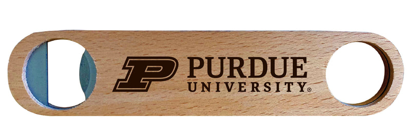 Purdue Boilermakers NCAA Elegant Laser-Etched Wooden Bottle Opener - Collegiate Bar Accessory