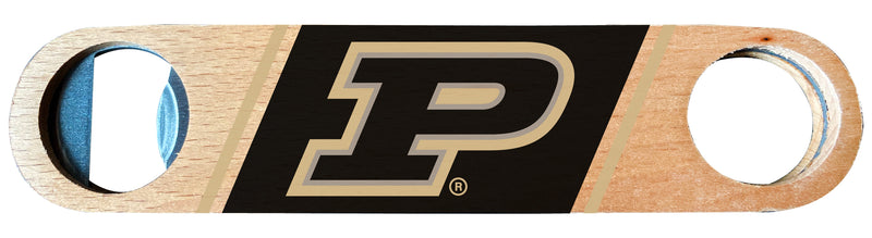 Purdue Boilermakers Officially Licensed Wooden Bottle Opener with Full Color Design Single