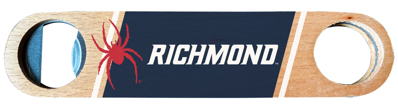 Richmond Spiders Officially Licensed Wooden Bottle Opener with Full Color Design Single
