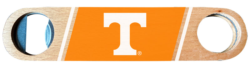 Tennessee Knoxville Volunteers Officially Licensed Wooden Bottle Opener with Full Color Design Single