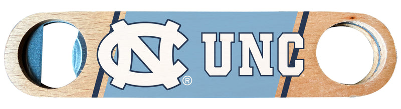 UNC Tar Heels Officially Licensed Wooden Bottle Opener with Full Color Design Single