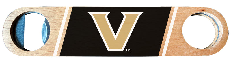 Vanderbilt University Officially Licensed Wooden Bottle Opener with Full Color Design Single