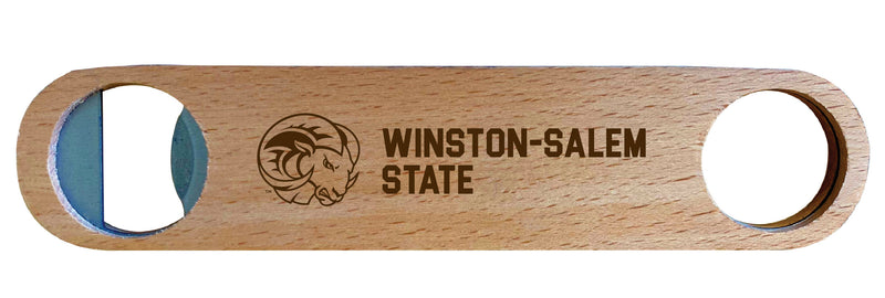 Winston Salem State Engraved Wooden Bottle Opener Officially Licensed Collegiate Product Single