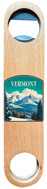 Vermont Design A Souvenir Wooden Bottle Opener Single