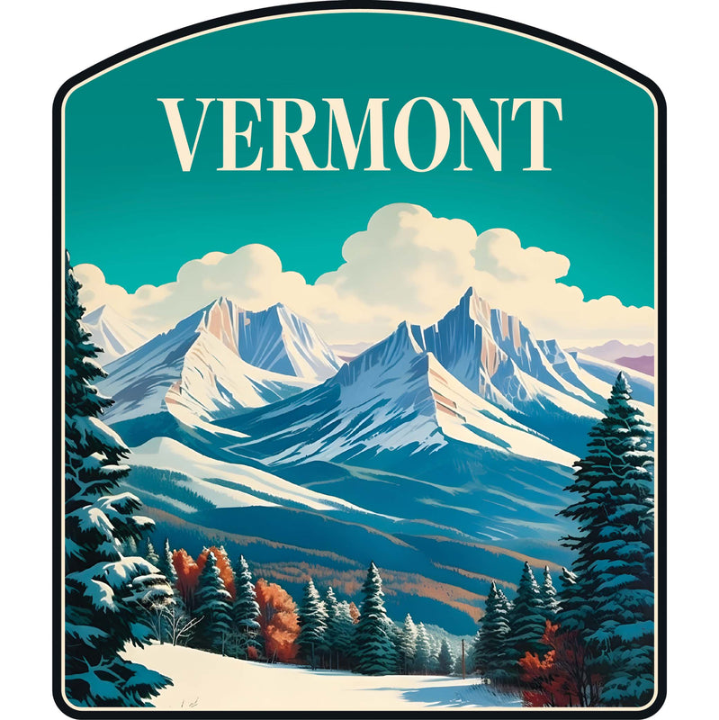 Vermont Design A Souvenir Die Cut Flat Magnet 4-Inch
