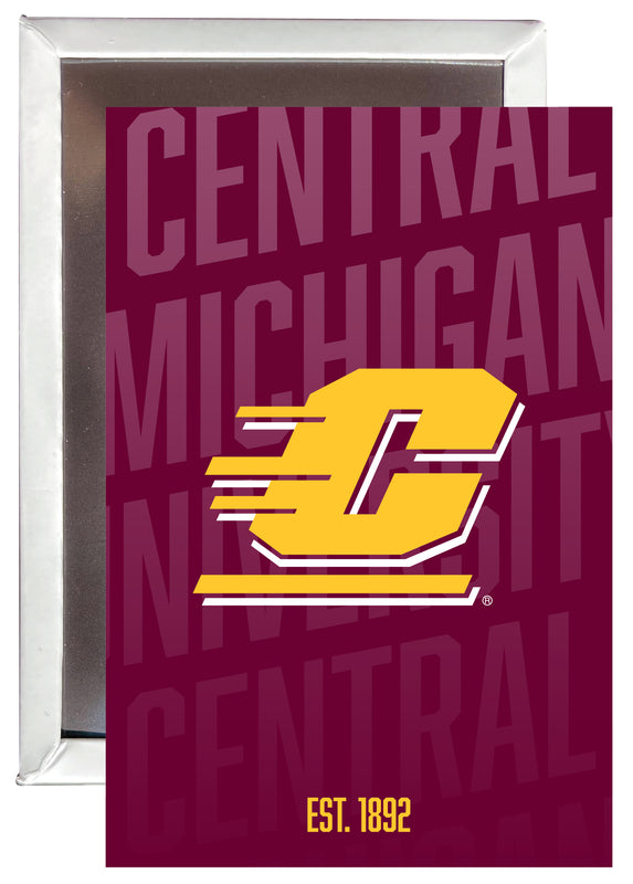 Central Michigan University 2x3" Fridge Magnet - Officially Licensed Collegiate Product 4-Pack