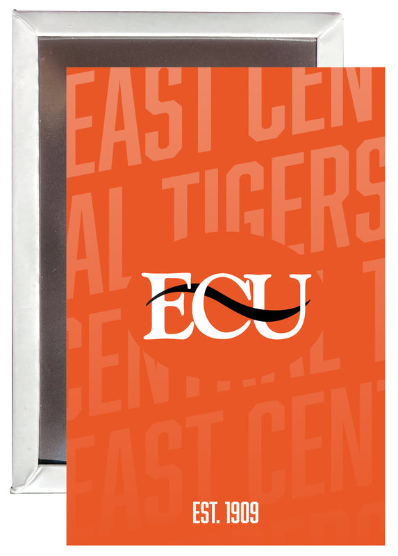 East Central University Tigers 2x3" Fridge Magnet - Officially Licensed Collegiate Product 2-Pack
