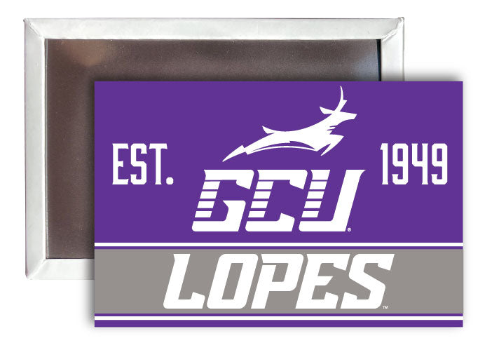 Grand Canyon University Lopes 2x3-Inch NCAA Vibrant Collegiate Fridge Magnet - Multi-Surface Team Pride Accessory 4-Pack