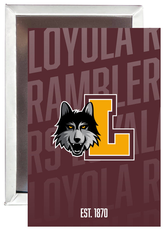 Loyola University Ramblers 2x3" Fridge Magnet - Officially Licensed Collegiate Product 2-Pack