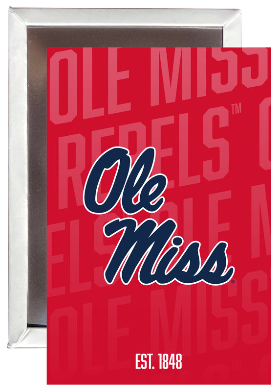 Mississippi Rebels "Ole Miss" 2x3" Fridge Magnet - Officially Licensed Collegiate Product 2-Pack