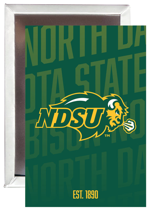 North Dakota State Bison 2x3" Fridge Magnet - Officially Licensed Collegiate Product 2-Pack