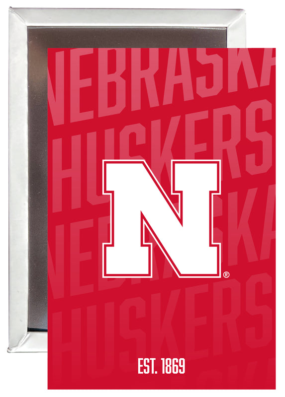 Nebraska Cornhuskers 2x3" Fridge Magnet - Officially Licensed Collegiate Product 2-Pack