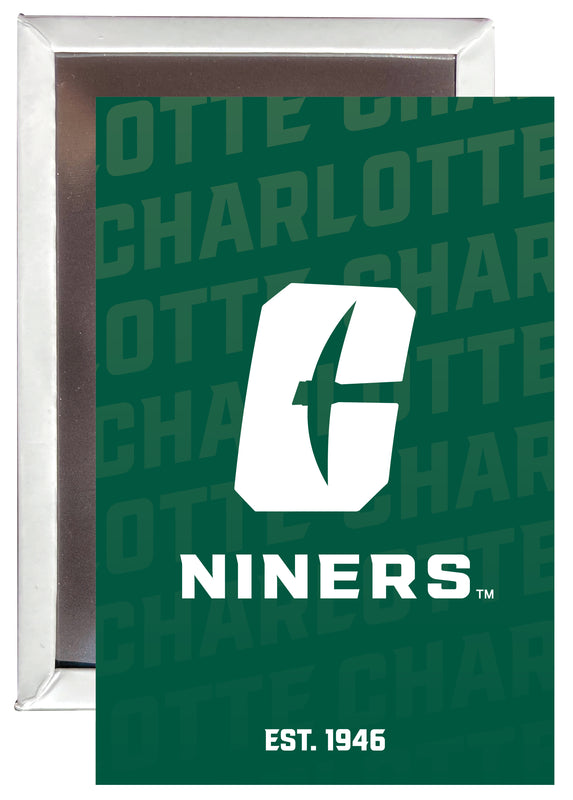 North Carolina Charlotte Forty-Niners 2x3" Fridge Magnet - Officially Licensed Collegiate Product 4-Pack