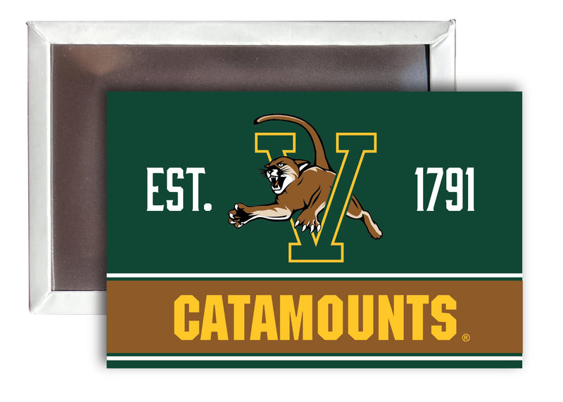 Vermont Catamounts 2x3-Inch NCAA Vibrant Collegiate Fridge Magnet