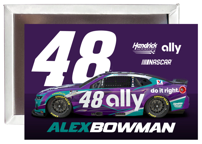 Alex Bowman #48 Nascar Offic. Licensed 2x3-Inch Fridge Magnet