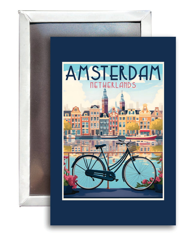 Amsterdam Netherlands Souvenir 2x3-Inch Fridge Magnet
