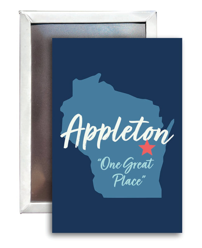 Appleton Wisconsin Souvenir 2x3-Inch Fridge Magnet