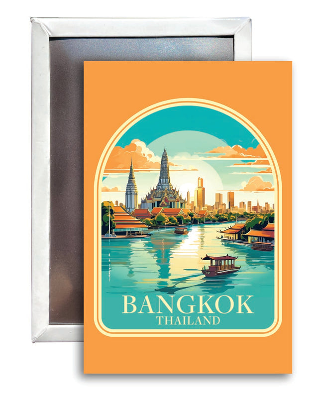 Bangkok Thailand Souvenir 2x3-Inch Fridge Magnet