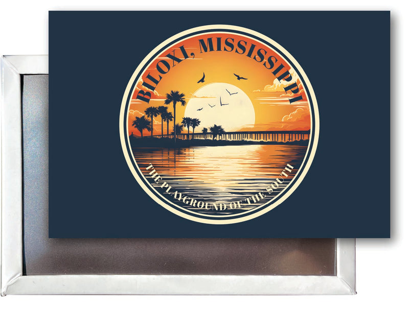 Biloxi Mississippi Souvenir 2x3-Inch Fridge Magnet