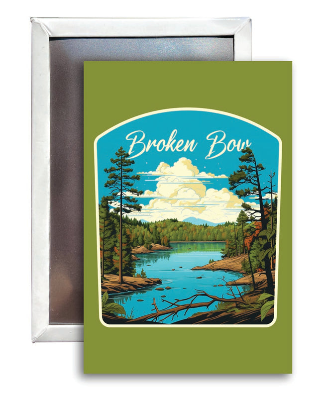 Broken Bow Oklahoma Souvenir 2x3-Inch Fridge Magnet