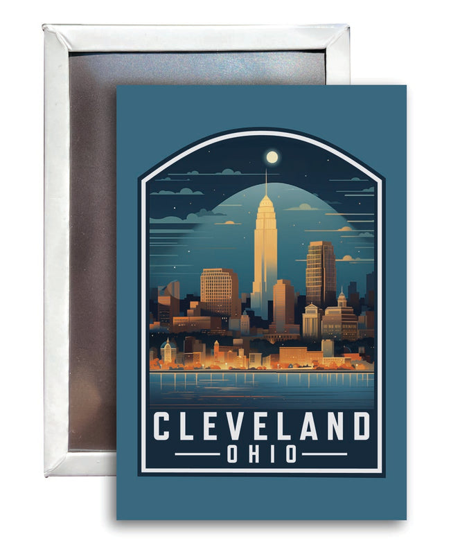Cleveland Ohio Souvenir 2x3-Inch Fridge Magnet