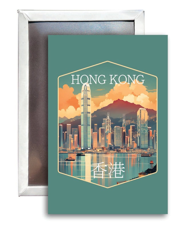 Hong Kong Souvenir 2x3-Inch Fridge Magnet