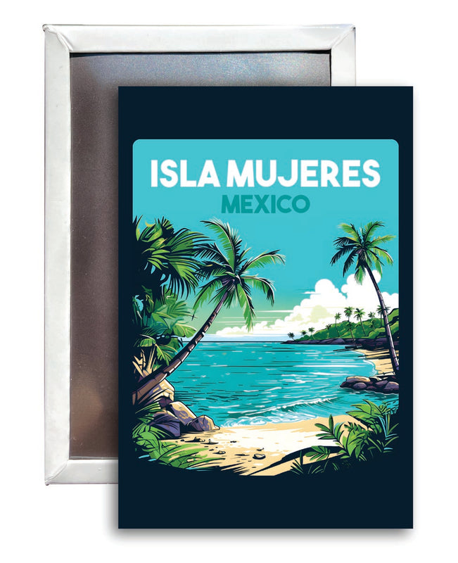Isla Mujeres Mexico Souvenir 2x3-Inch Fridge Magnet