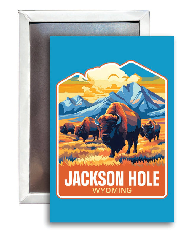 Jackson Hole Wyoming Souvenir 2x3-Inch Fridge Magnet
